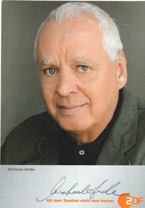 Autogramm TV | ZDF | Michael ANDE | 2000er "Der Alte" (Portrait Color Marhoffer)