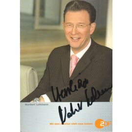 Autogramm TV | ZDF | Norbert LEHMANN | 2000er (Portrait Color Sauerbrei)