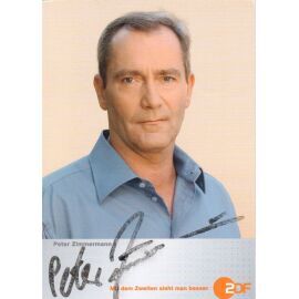 Autogramm TV | ZDF | Peter ZIMMERMANN | 2000er "Wege Zum Glück" (Portrait Color Incoronato)