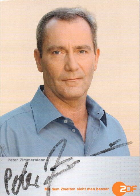 Autogramm TV | ZDF | Peter ZIMMERMANN | 2000er "Wege Zum Glück" (Portrait Color Incoronato)