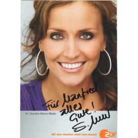 Autogramm TV | ZDF | Sandra Maria MEIER | 2000er (Portrait Color Bänsch)