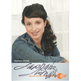 Autogramm TV | ZDF | Stephanie STUMPH | 2000er "Stubbe" (Portrait Color Maack)