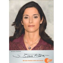 Autogramm TV | ZDF | Susana SANTINA | 2000er "Wochen-Journal" (Portrait Color Sauerbrei)