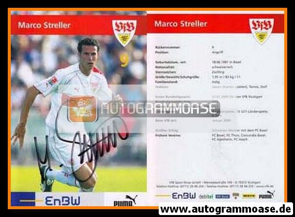 Autogramm Fussball | VfB Stuttgart | 2005 | Marco STRELLER