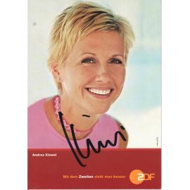 Autogramm TV | ZDF | Andrea KIEWEL | 2000er "Jede Sekunde Zählt" (Portrait Color Sauerbrei)