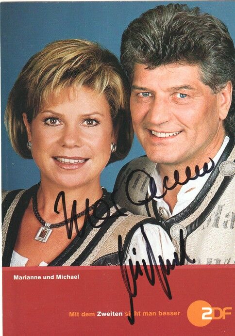 Autogramme TV | ZDF | MARIANNE + MICHAEL | 2000er (Portrait Color Sauerbrei)