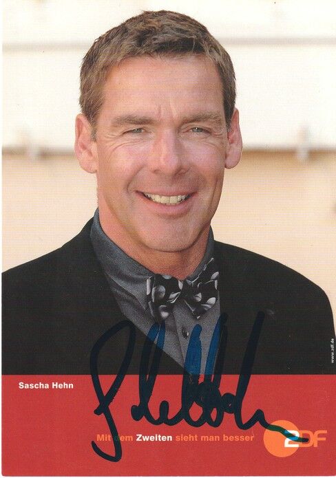 Autogramm TV | ZDF | Sascha HEHN | 2000er (Portrait Color Bartling)