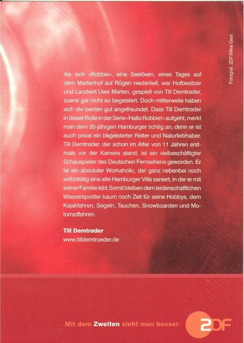 Autogramm TV | ZDF | Till DEMTRODER | 2000er "Hallo Robbie" (Portrait Color Gast)