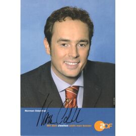 Autogramm TV | ZDF | Normen ODENTHAL | 2000er (Portrait Color Sauerbrei)