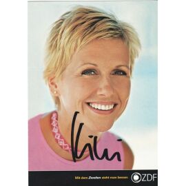 Autogramm TV | ZDF | Andrea KIEWEL | 2000er "Fernsehgarten" (Portrait Color Sauerbrei)
