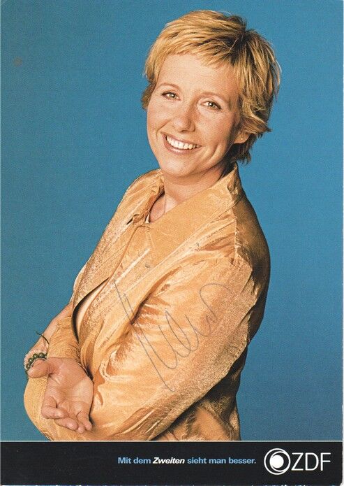 Autogramm TV | ZDF | Andrea KIEWEL | 2000er "Fernsehgarten" (Portrait Color Pietschmann)
