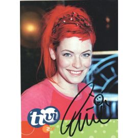 Autogramm TV | ZDF tivi | Enie VAN DE MEIKLOKJES | 2000er "Pur" (Portrait Color Menne)