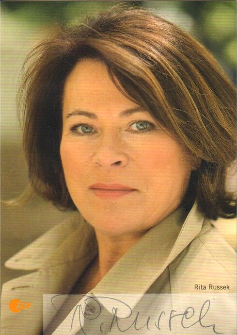 Autogramm TV | ZDF | Rita RUSSEK | 2000er "Wilsberg" (Portrait Color Kost)