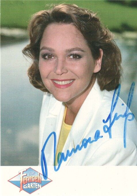 Autogramm TV | ZDF | Ramona LEISS | 1990er "Fernsehgarten" (Portrait Color Göbbels) 1