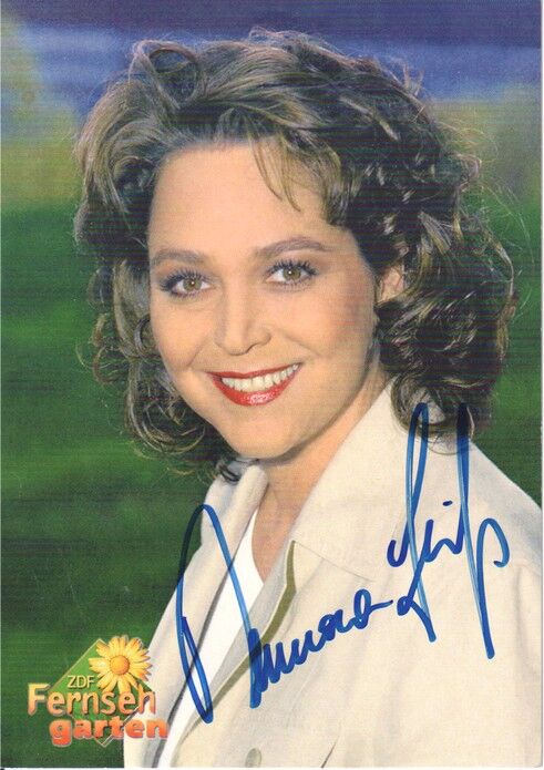 Autogramm TV | ZDF | Ramona LEISS | 1990er "Fernsehgarten" (Portrait Color Göbbels) 2