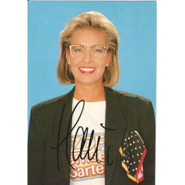 Autogramm TV | ZDF | Ilona CHRISTEN | 1980er "Fernsehgarten" (Portrait Color Feldmann)