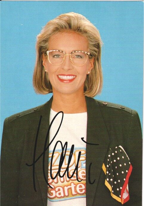 Autogramm TV | ZDF | Ilona CHRISTEN | 1980er "Fernsehgarten" (Portrait Color Feldmann)
