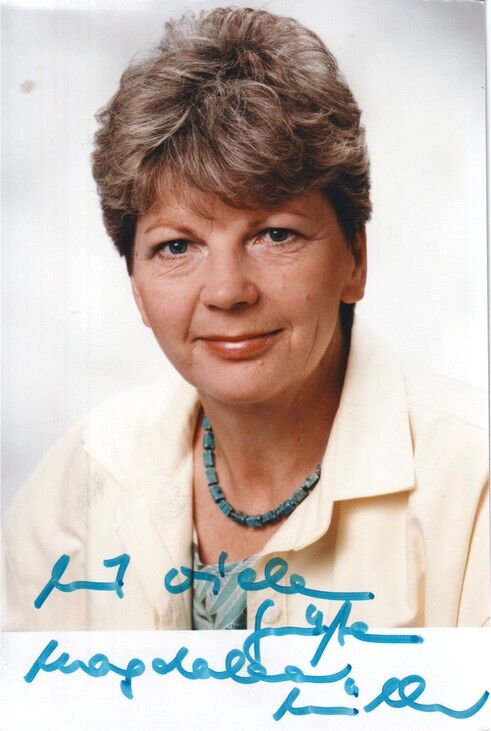 Autogramm TV | ZDF | Magdalena MÜLLER | 1990er Foto (Portrait Color)