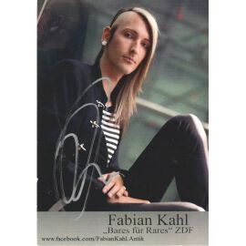 Autogramm TV | ZDF | Fabian KAHL | 2010er "Bares Für Rares" (Portrait Color)