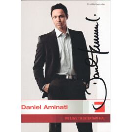 Autogramm TV | PRO7 | Daniel AMINATI | 2000er (Portrait Color Gavinha)