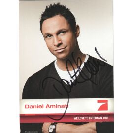 Autogramm TV | PRO7 | Daniel AMINATI | 2000er (Portrait Color Reinhold)