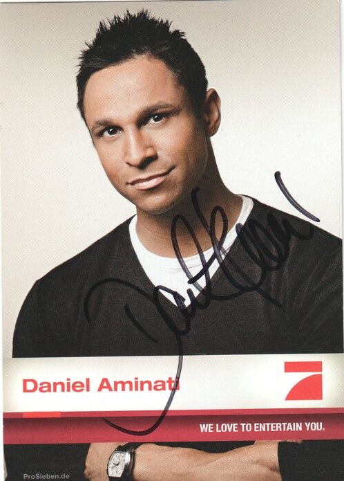 Autogramm TV | PRO7 | Daniel AMINATI | 2000er (Portrait Color Reinhold)