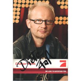 Autogramm TV | PRO7 | Dieter FALK | 2006 "Popstars" (Portrait Color Oliver)