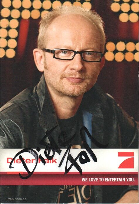 Autogramm TV | PRO7 | Dieter FALK | 2006 "Popstars" (Portrait Color Oliver)