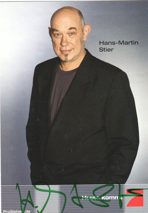 Autogramm TV | PRO7 | Hans-Martin STIER | 2000er "Klinikum Berlin Mitte" (Portrait Color Friedl)