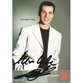 Autogramm TV | PRO7 | Hendrik HEY | 2000er "Welt Der Wunder." (Portrait Color Wechsler)