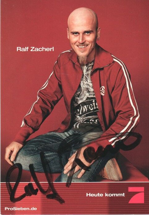 Autogramm TV | PRO7 | Ralf ZACHERL | 2000er "Einfach Kochen" (Portrait Color Pritschet)