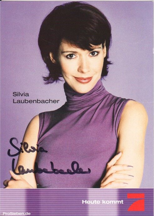 Autogramm TV | PRO7 | Silvia LAUBENBACHER | 2000er "SAM" (Portrait Color Pritschet)