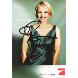 Autogramm TV | PRO7 | Susann ATWELL | 2000er "Max" (Portrait Color Wechsler)