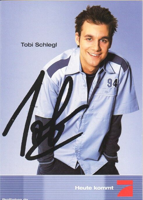 Autogramm TV | PRO7 | Tobias SCHLEGL | 2000er (Portrait Color Mischke)