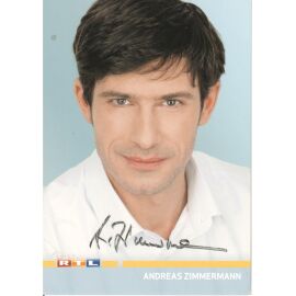Autogramm TV | RTL | Andreas ZIMMERMANN | 2010 "Unter Uns" (Portrait Color Gregorowius)