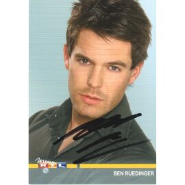 Autogramm TV | RTL | Ben RUEDINGER | 2010 "Unter Uns" (Portrait Color Köster)