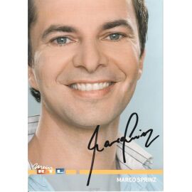 Autogramm TV | RTL | Marco SPRINZ | 2010 "Unter Uns" (Portrait Color Menne)