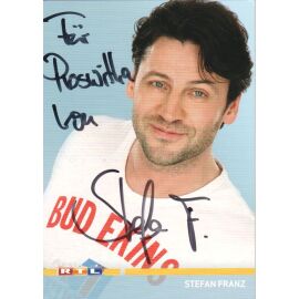 Autogramm TV | RTL | Stefan FRANZ | 2010 "Unter Uns" (Portrait Color Gregorowius)
