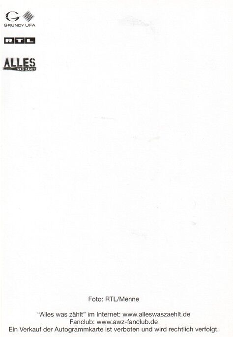 Autogramm TV | RTL | Igor DOLGATSCHEW | 2000er "Alles Was Zählt" (Portrait Color Menne)