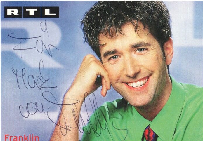 Autogramm TV | RTL | FRANKLIN | 1990er (Portrait Color Stempell)
