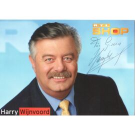 Autogramm TV | RTL | Harry WIJNVOORD | 1990er (Portrait Color Stempell) Shop