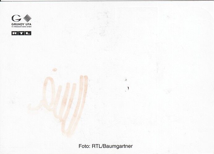Autogramm TV | RTL | Nina BOTT | 2000er "GZSZ" (Portrait Color Baumgartner) 2