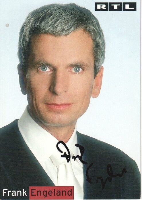 Autogramm TV | RTL | Frank ENGELAND | 2000er "Familiengericht" (Portrait Color Stempell)
