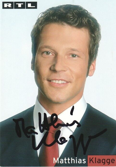 Autogramm TV | RTL | Matthias KLAGGE | 2000er "Familiengericht" (Portrait Color Stempell)