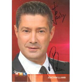 Autogramm TV | RTL | Joachim LLAMBI | 2010er "Let´s Dance" (Portrait Color Gregorowius)
