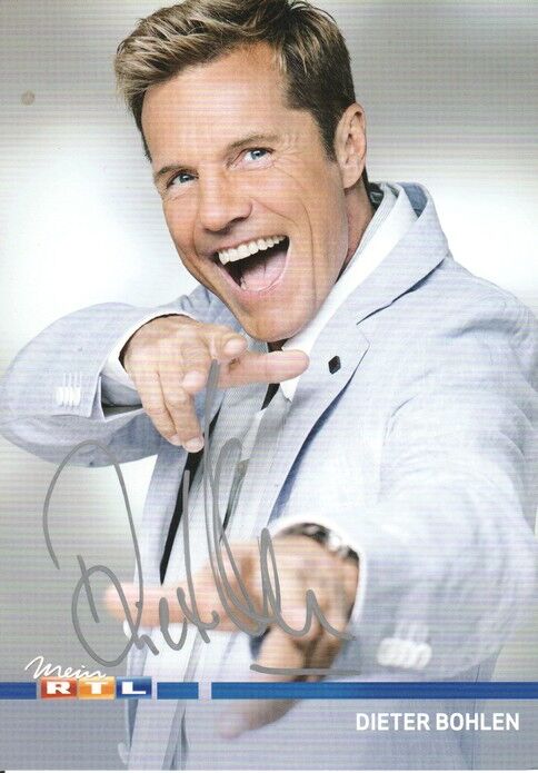 Autogramm TV | RTL | Dieter BOHLEN | 2010er "DSDS" (Portrait Color Pick)