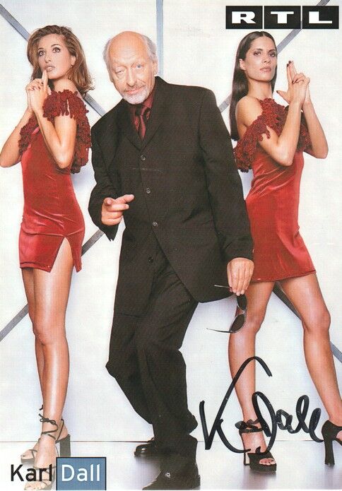 Autogramm TV | RTL | Karl DALL | 2000er (Portrait Color Pick)