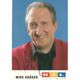 Autogramm TV | RTL | Mike KRÜGER | 1990er (Portrait Color Menne)