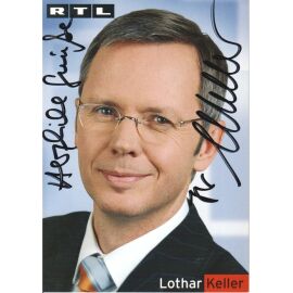 Autogramm TV | RTL | Lothar KELLER | 2000er (Portrait Color Menne)
