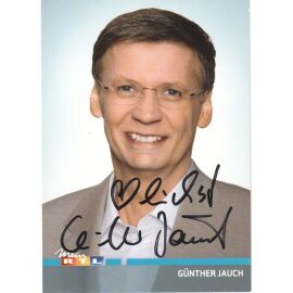 Autogramm TV | RTL | Günther JAUCH | 2010er (Portrait Color) Kraehahn 3